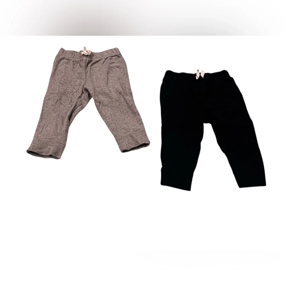 3/$20 Set of 2 Black and Gray Joggers- Size 12M